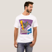 T-shirt Surf des neiges extrême (Devant entier)