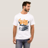 T-shirt Surf d'été (Devant entier)