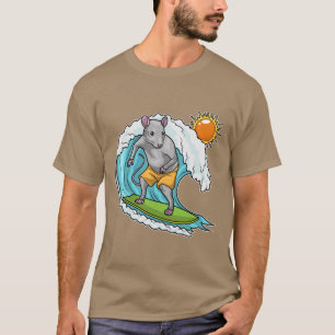 T-shirt Surf d'été de rat
