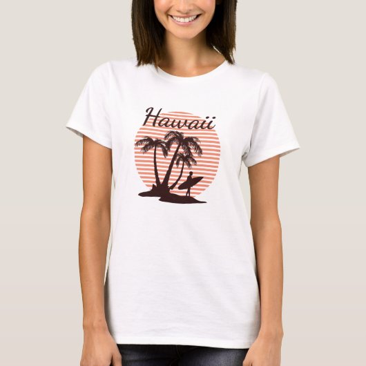 T-shirt Surf d'Hawaï (Devant)