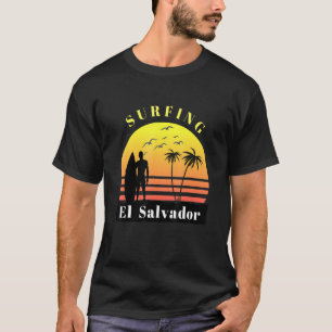 T-shirt Surf El Salvador Sunset