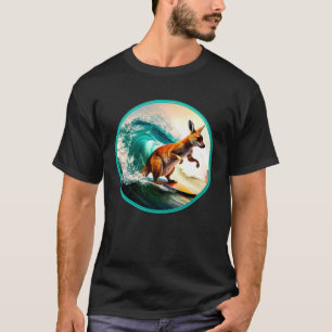 T-shirt Surf Embarquement Kangaroo Australie Animal Surfer