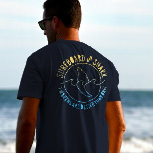 T-shirt Surf Et Requin Drôle Surfer Surf Été