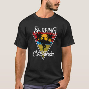 T-shirt Surf Guy California Plages Surf Cali Beach Bum
