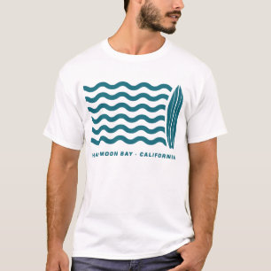 T-shirt Surf Half Moon Bay, la Californie