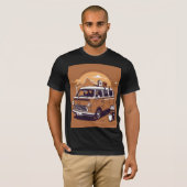 T-shirt "Surf : Happy Camper Van Sticker" (Devant entier)