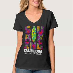 T-shirt Surf Huntington Beach Californie Surf Cali Beach