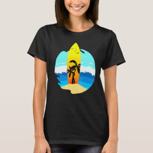 T-shirt Surf I California Beach Wave Palm