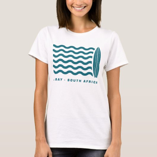 T-shirt Surf Jeffreys Bay Afrique du Sud (Devant)