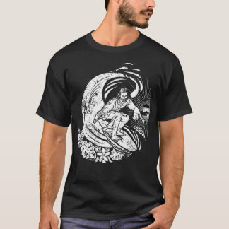 T-shirt Surf Jésus Vintage désorganisé