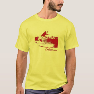 T-shirt Surf la Californie