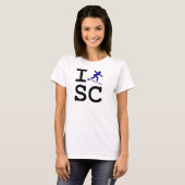 T-shirt Surf la Caroline du Sud (Devant entier)