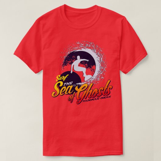 T-shirt Surf La Mer des Fantômes (Design devant)
