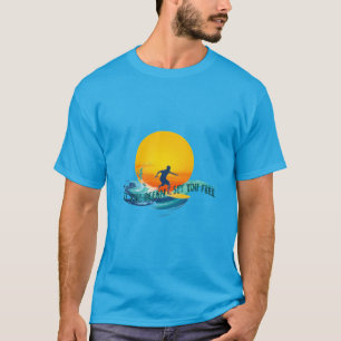 T-shirt Surf : Laissez l'océan vous libérer