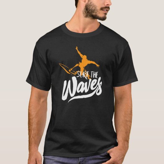 T-shirt Surf Les Vagues Surf (Devant)