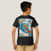 T-shirt Surf les vagues - Voyagez dans le style (Dos entier)