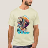 T-shirt Surf Life - design marocain (Devant)