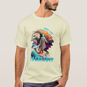 T-shirt Surf Life - design marocain