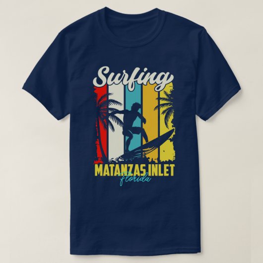 T-shirt Surf Matanzas Inlet Floride (Design devant)