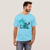 T-shirt , Surf moderne Aloha et palmiers (Devant entier)