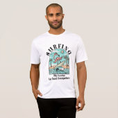 T-shirt Surf, Mon Pardon Pour Le Sable Partout (Devant entier)