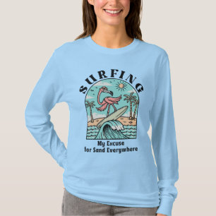 T-shirt Surf, Mon Pardon Pour Le Sable Partout