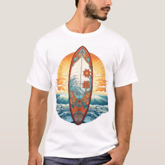 T-shirt Surf n'rouleau