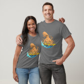 T-shirt Surf Octopus Surfboard été (Unisexe)