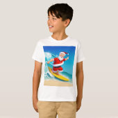 T-shirt Surf Père Noël (Devant entier)
