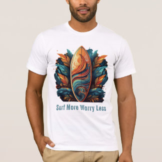 T-shirt Surf Plus De Souci Moins