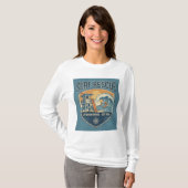 T-shirt Surf Rescue Lifeguard Patrol Est 1950 (Devant entier)