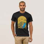 T-shirt Surf Rider Motorcycle Beach Adventure (Devant entier)