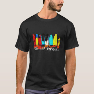 T-shirt Surf Rio de Janeiro Brésil Hommes Femmes Enfants