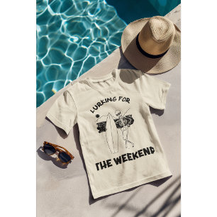 T-shirt Surf’s Up Skeleton Surboard Skater / Beachwear
