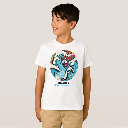 T-shirt Surf sauvage (Devant entier)