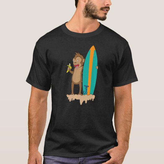 T-shirt Surf singe (Devant)