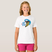 T-shirt Surf Sistah couleur pleine (Devant entier)