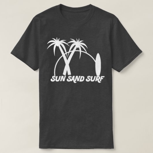 T-shirt Surf Sun Sand (Design devant)