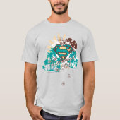 T-shirt Surf Supergirl (Devant)