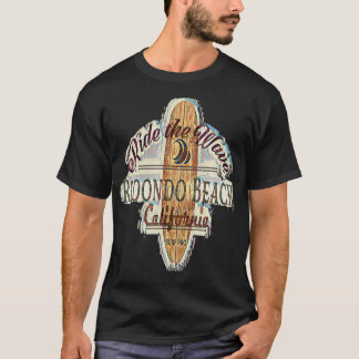 T-shirt Surf, Surf-board, Redondo B en débarquement