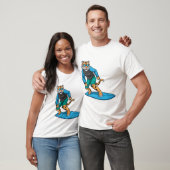 T-shirt Surf Tiger Surf Été (Unisexe)