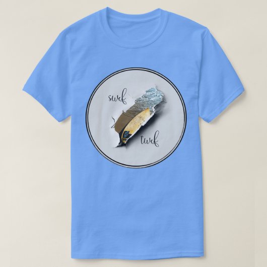 T-SHIRT SURF TURF (Design devant)