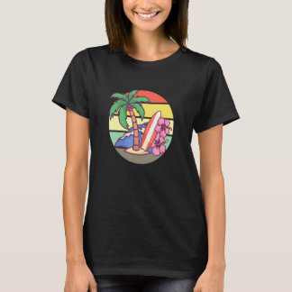 T-shirt Surf Vacances À Surf Camp Surf Course Voyage F
