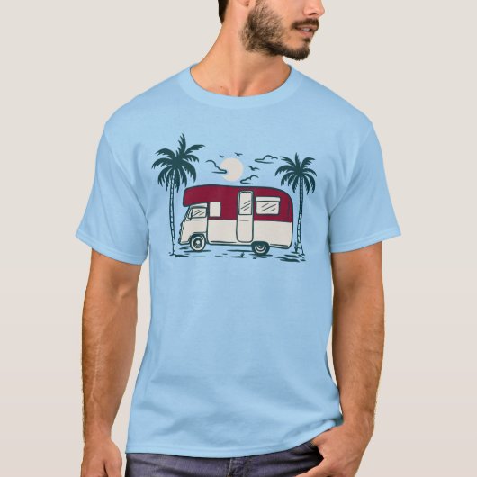 T-shirt Surf Van | Van surf | Surf Van | Vie Van (Devant)