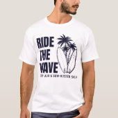 T-shirt Surf Vibe : Faire Le Tour De La Vague (Devant)
