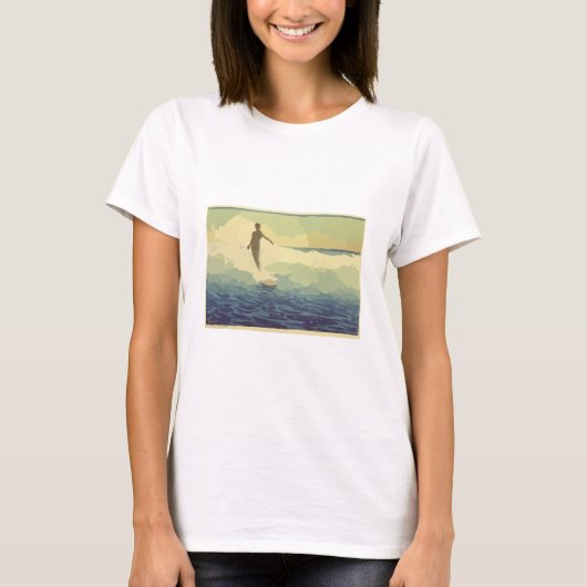 T-shirt Surf Vintage (Devant)
