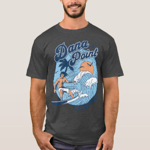 T-shirt Surf Vintage des années 1970 Dana Point California