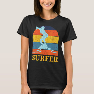 T-shirt Surf vintage Pour Hommes Garçons Surf & Surfboard 