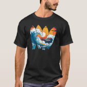 T-shirt Surf Waves Surfboards (Devant)