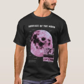 T-shirt Surface de la lune (Devant)
